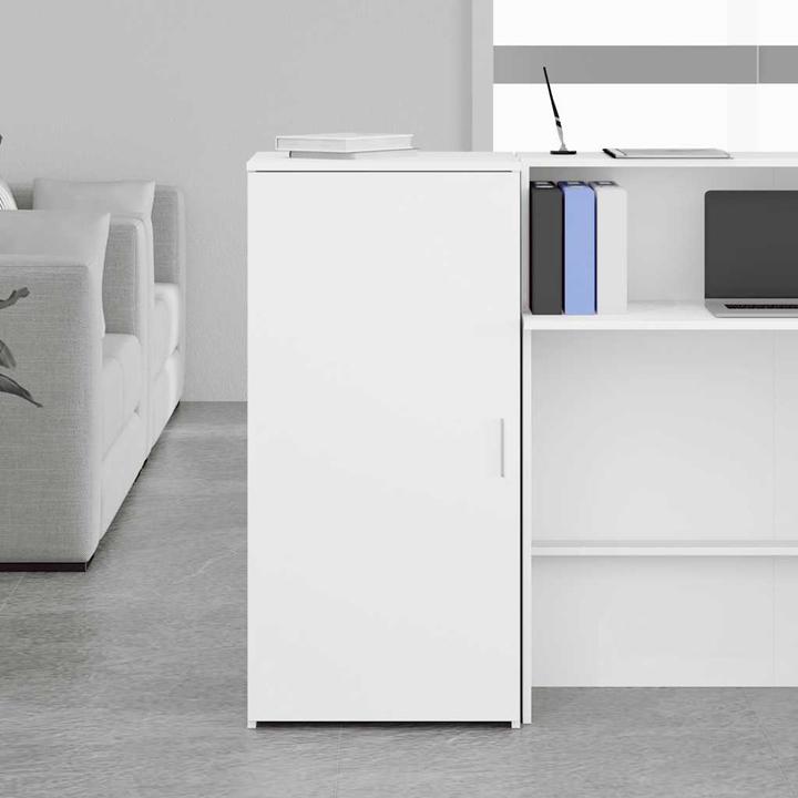 Produktbild VidaXL Lagerschrank Weiss 50x45x103,5 cm Holzwerkstoff Schrank Aktenschrank