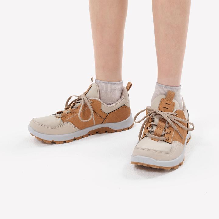 Immagine prodotto Quechua Scarpe da trekking per bambini taglia 35-38 basse e stringate - NH500 marrone (35)