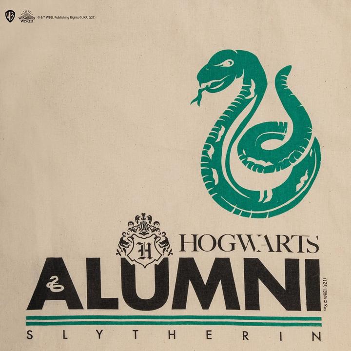 Actual product image Cinereplicas Harry Potter Tote Bag Alumni Slytherin