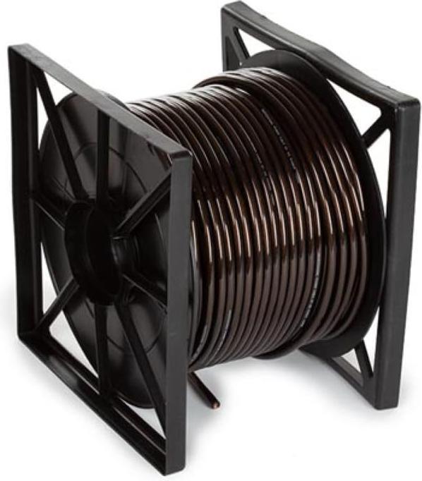 Actual product image Cables POWER CABLE - TRANSPARENT BLACK - 100 m (Cable ties)