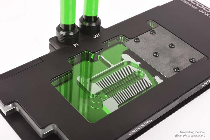 Image du produit Alphacool Eau glacée Crystal Green UV (1000 ml, Prêt à l'emploi)