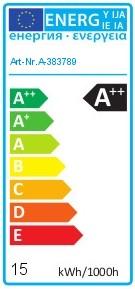 Energie-Label Isoled Leuchtmittel (E27, 15 W, 1500 lm, 1 x, E)