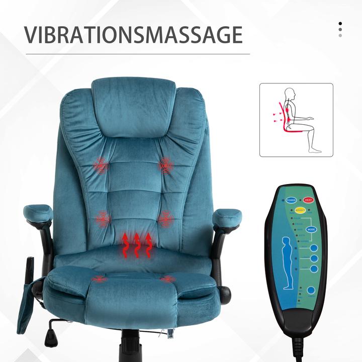 Immagine prodotto Vinsetto Sedia da ufficio con funzione massaggio e calore