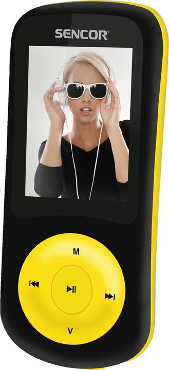 Produktbild Sencor SFP 5870 BYL MP3/MP4 player Black, Yellow (8 GB)