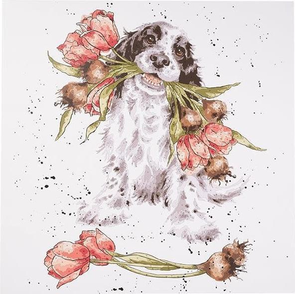 Produktbild Wrendale Design 'Blooming with Love' Spaniel Malen nach Zahlen