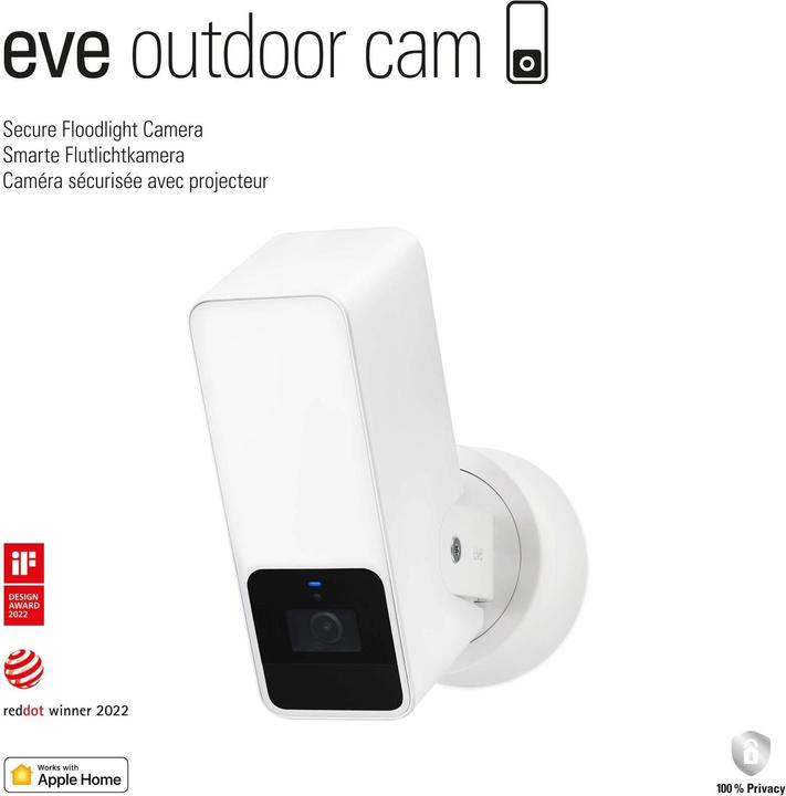 Immagine prodotto Eve Outdoor Cam Edizione Bianca (1920 x 1080 Pixels)