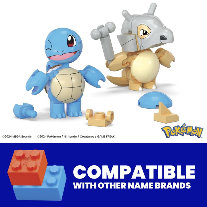 Actual product image MEGA Pokémon Pokéball Set of 2 - Schiggy and Tragosso