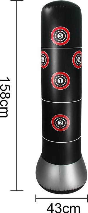 Produktbild Cbx Aufblasbarer Boxsack mit Zielzonen für Kinder