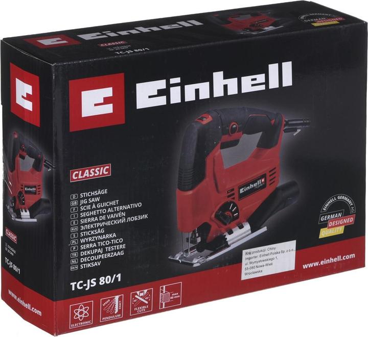 Actual product image Einhell Tc-Js 80/1