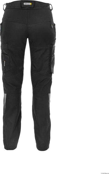 Produktbild Dassy Damen Stretch Bundhose Helix anthrazitgrau/schwarz, Gr.36 (34)