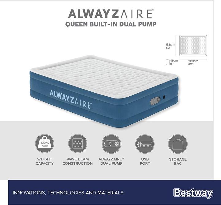 Image du produit Bestway AlwayzAire (152x203)