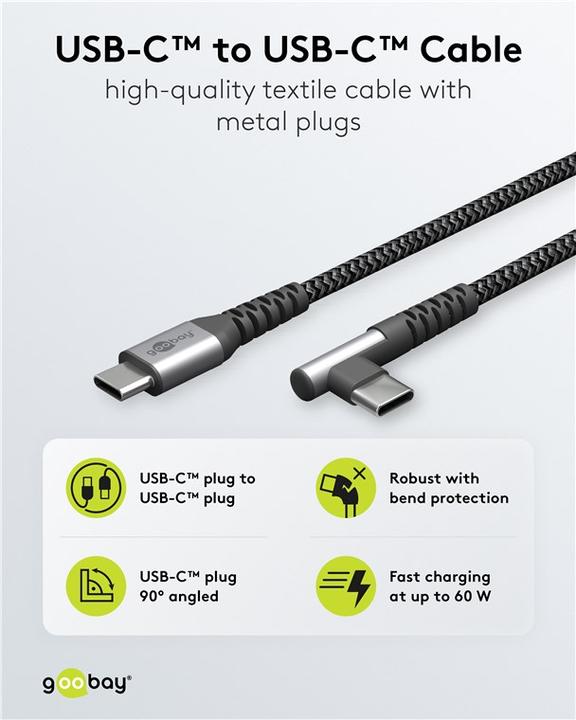 Immagine prodotto Goobay USB C - USB C (0.50 m, USB 2.0)