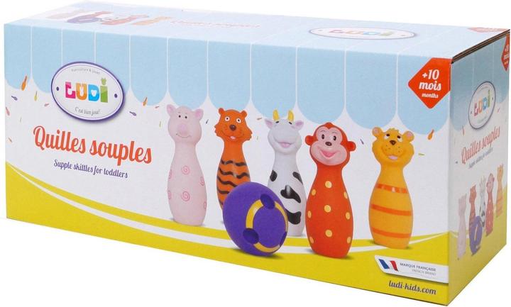 Actual product image LUDI Baby Bowling Animals