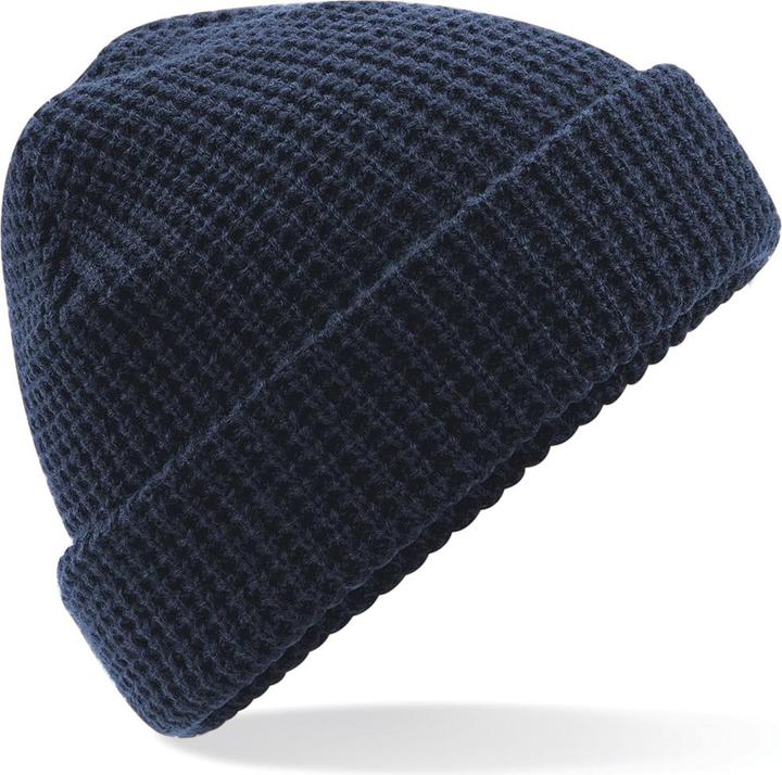 Actual product image Beechfield Winter knitted hat in waffle look (One size)