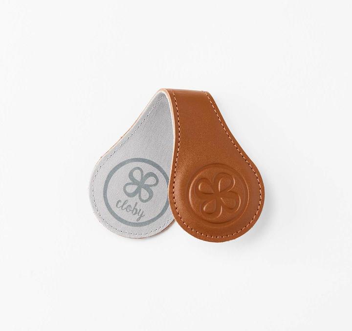 Image du produit Cloby Clips magnétiques en cuir par set (1 x)