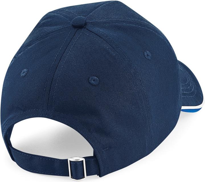 Immagine prodotto Beechfield Cappello da baseball a 5 pannelli con piping autentico (Taglia unica)