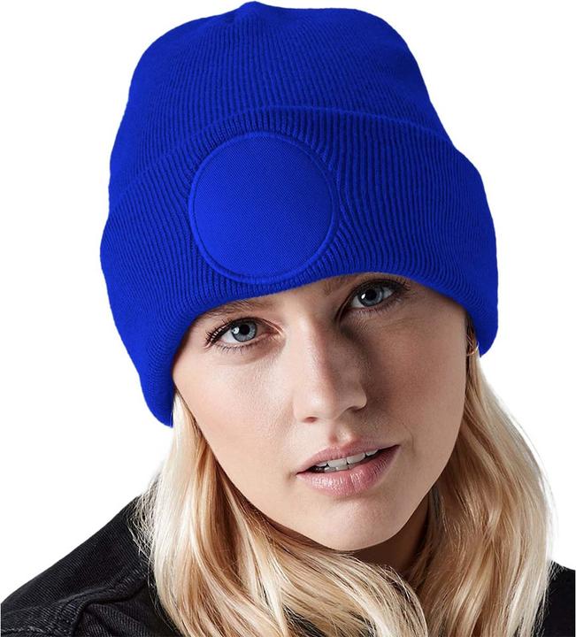 Produktbild Beechfield Runder Patch Beanie (One Size)