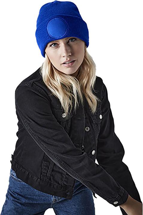 Produktbild Beechfield Runder Patch Beanie (One Size)