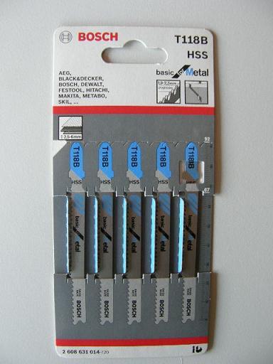 Image du produit Bosch Professional Zubehör T 118 B de base pour le métal