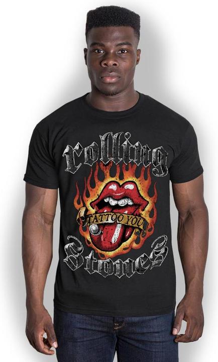 Produktbild The Rolling Stones Flaming Tattoo Tongue (M)