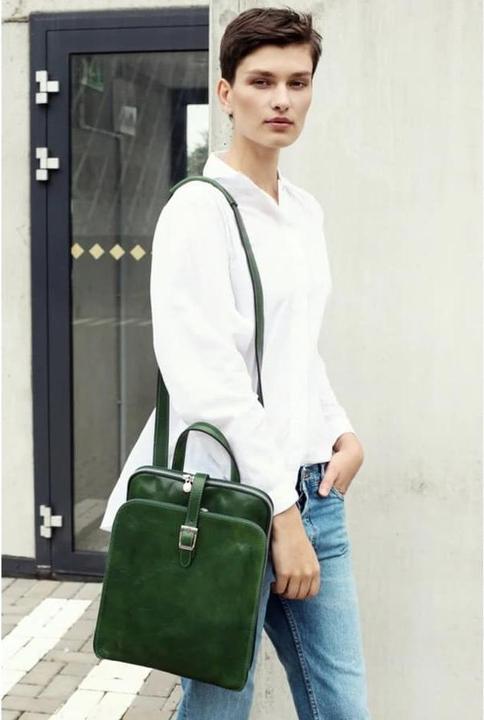 Produktbild Only-Bags.Store Damen Lederrucksack, Cabrio Tasche