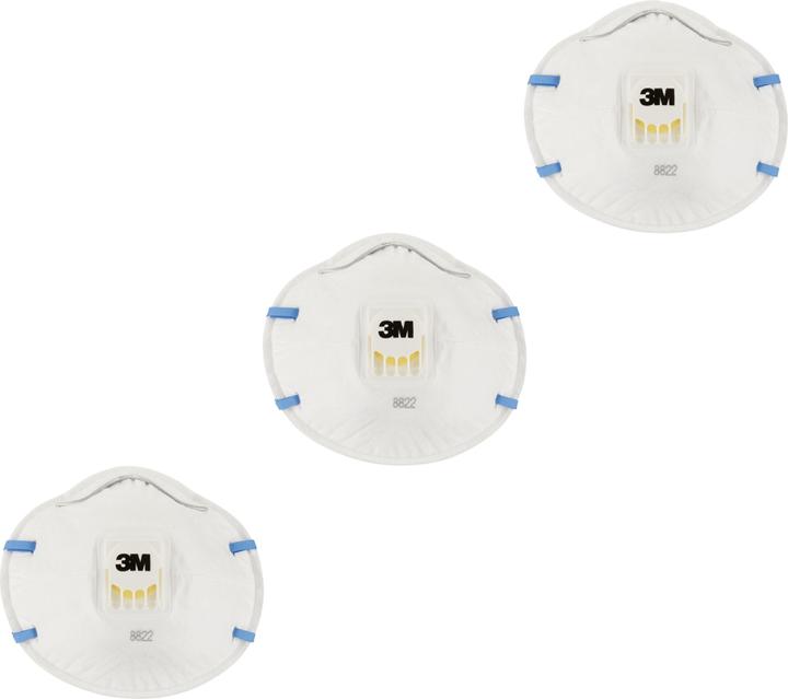 Immagine prodotto 3M Maschera per polveri sottili Comfort 8822 (FFP2, 3 x)