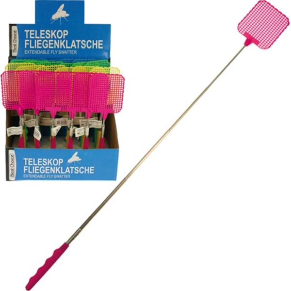 Produktbild Best Choice Fliegenklatsche Teleskop 70cm 4fb. sort. in Disp.