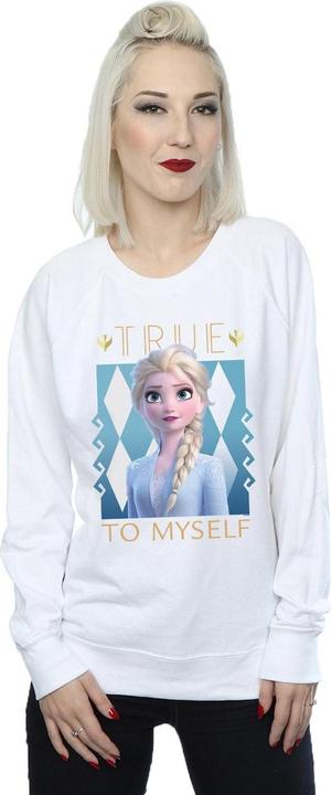 Actual product image Disney Womens/Ladies Frozen 2 Elsa True To Myself Sweatshirt (L)