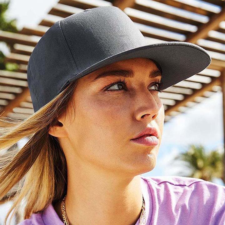 Image du produit Beechfield Casquette de baseball rétro de rappeur (Taille unique)