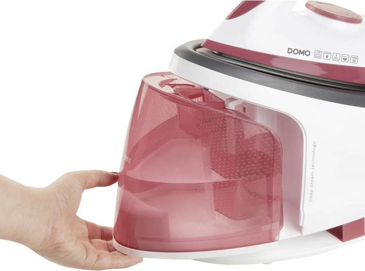 Immagine prodotto Domo DO7114S Stazione stirante a vapore 2200W Rosa, Bianco (2200 W, 120 g/min)