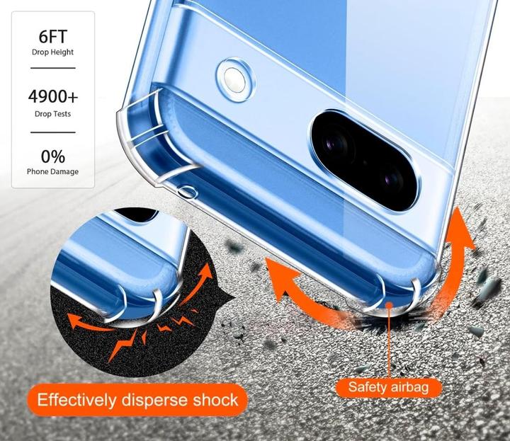 Produktbild Screenguard Crystal Soft Airbag Bumper (Google Pixel 8a)