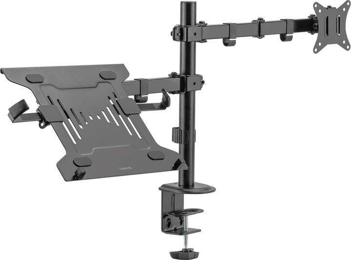 LogiLink Staffa per monitor 2 volte, monitor da 1732", notebook/tablet da 1015,6". (Tavolo, 32")