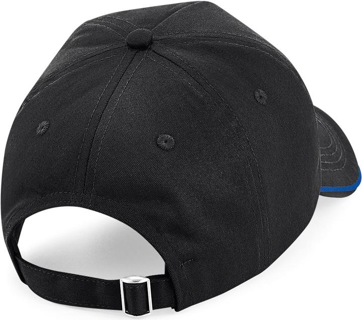 Produktbild Beechfield Authentic Paspel 5 Paneel Baseballkappe (One Size)