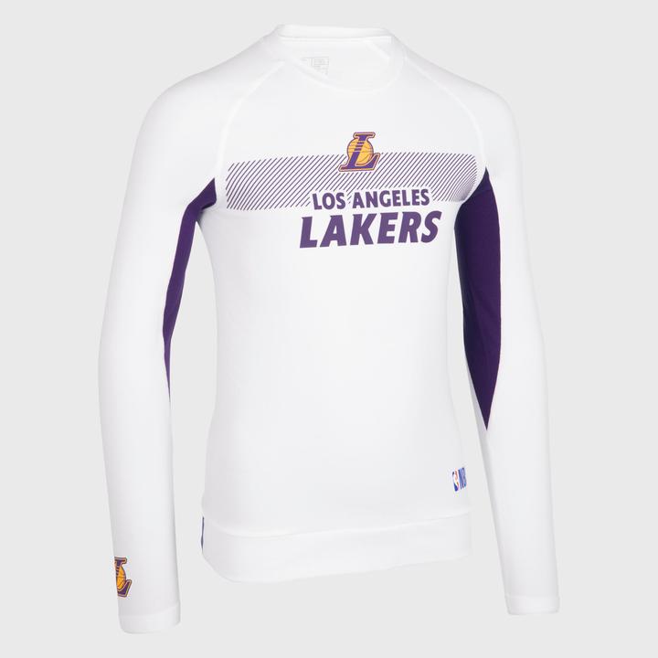 Produktbild Tarmak Kinder Basketball Funktionsshirt - NBA Los Angeles Lakers - UT500 weiss (14, 15, 16)