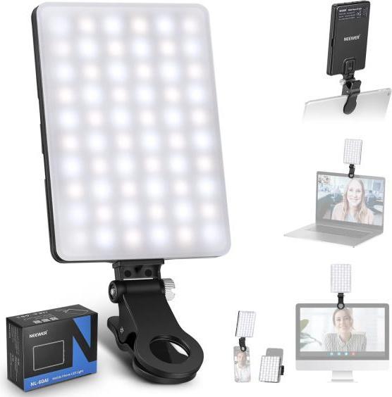 Actual product image Neewer Selfie lamp NL-60AI Bi Colour LED