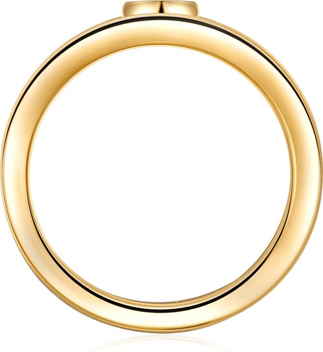 Actual product image Lulu & Jane Ladies Metal Alloy Decorated with Crystals by Swarovski® yellow gold - 29239 (58)
