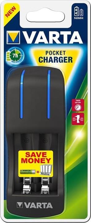 Image du produit Panasonic Chargeur Eneloop Micro AAA et Varta 2-4x avec AccuSafe (2 pcs, AAA, 800 mAh, Piles rechargeables + chargeur)