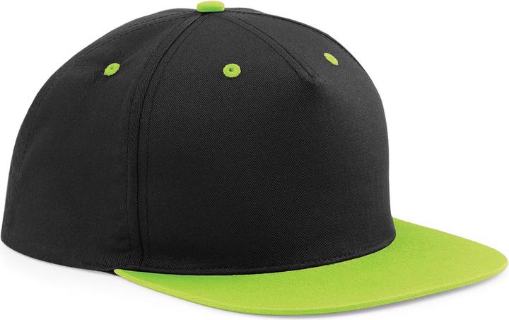 Beechfield 5 Panel Kontrast Snapback Kappe (One Size)