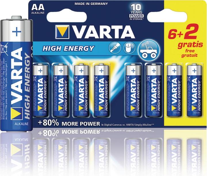 Image du produit Varta Longlife Power (1 pcs, AA, 2600 mAh)