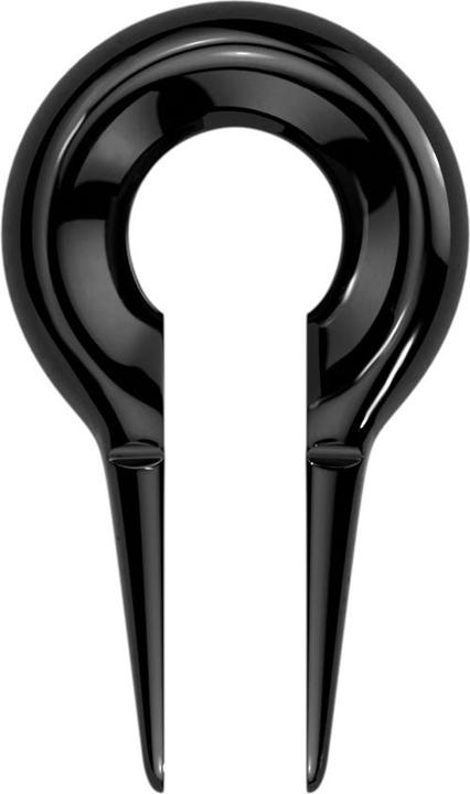 Produktbild Star Piercing Ohrgewicht Schlüsselloch schwarz (ohne Messing, Chirurgenstahl 316L)