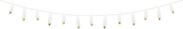 Produktbild Partydeco Girlande aus Schwanenfedern