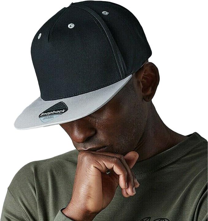 Image du produit Beechfield Casquette Snapback à 5 panneaux contrastés (paquet de 2) (Taille unique)