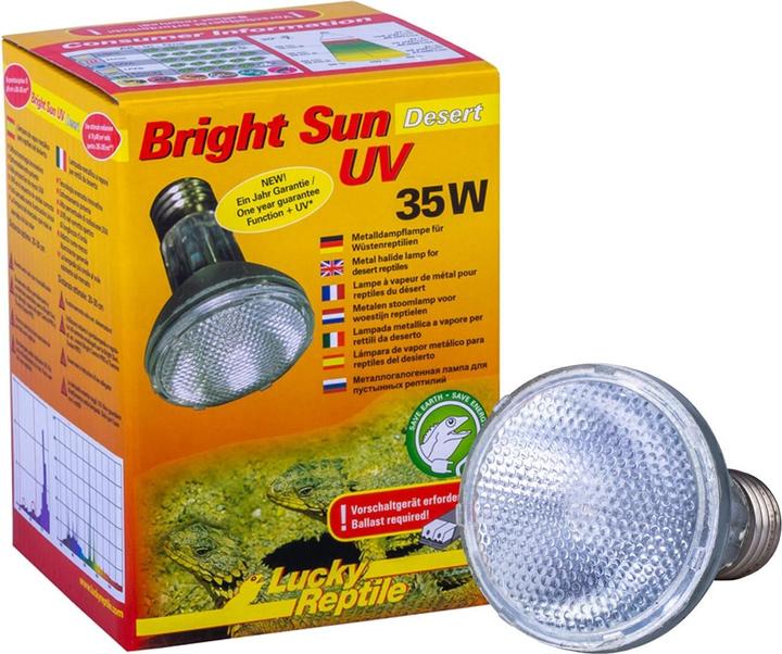 Actual product image Lucky Reptile Bright sun UV Desert 35W (UVB, UVA)