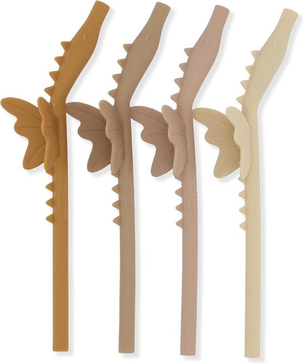 Konges Slojd Silicone straws Dragon Mix