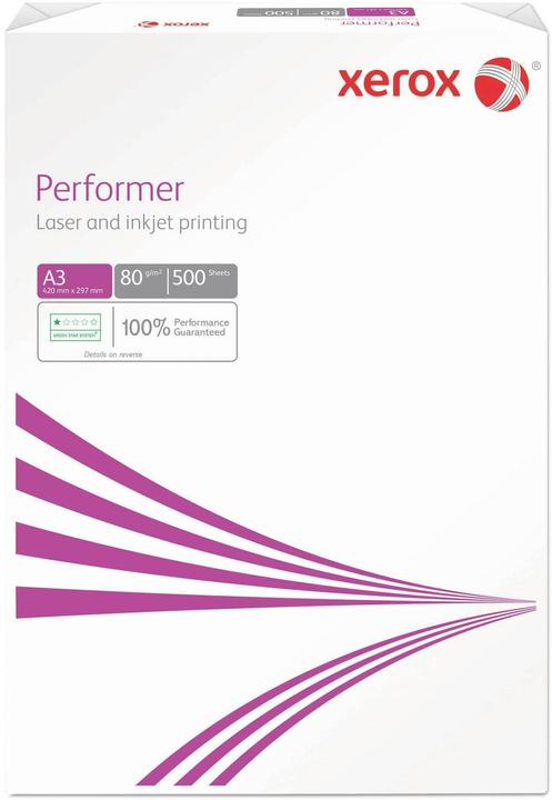 Image du produit Xerox Kopierpapier Performer A3, Weiss, 80 g/m² (80 g/m², A3)