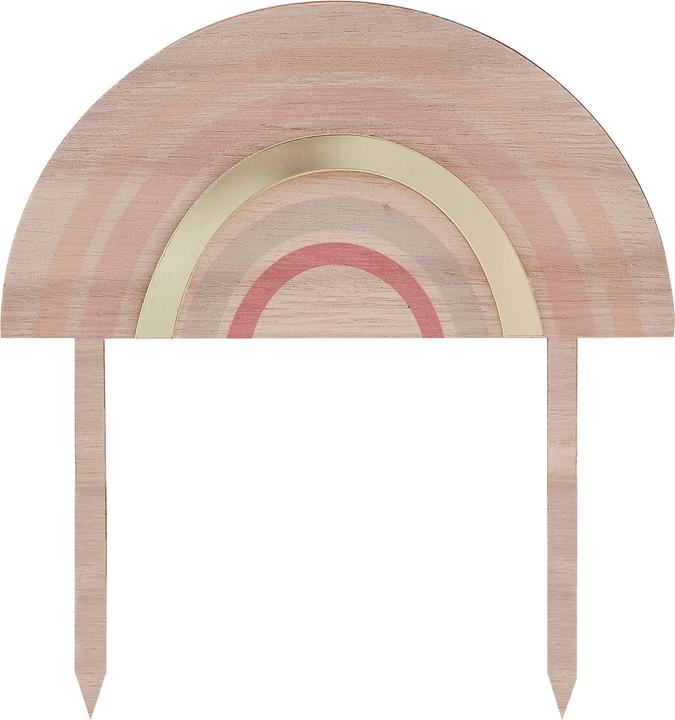 Produktbild Ginger Ray Cake Topper Regenbogen Happy Everything aus Holz