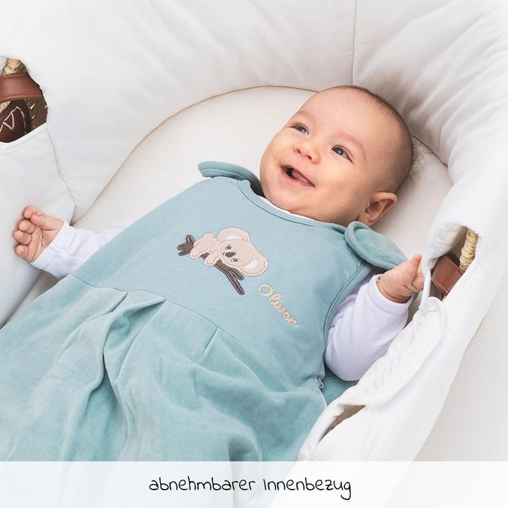 Produktbild Fillikid Stubenwagen & Wiegen Moseskorb Set mit Schaukelgestell inkl. Innenbezug