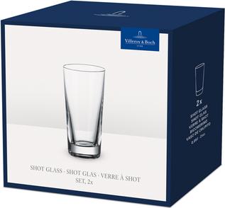 Actual product image Villeroy & Boch Shot Glass Set 2 pcs Purismo Bar (0.40 dl, 2 x, Shot glass)