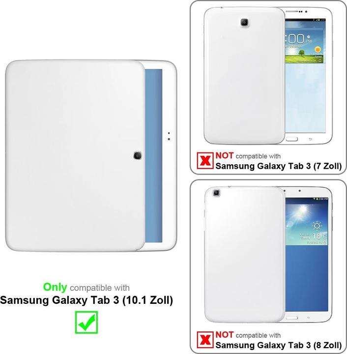 Produktbild Cadorabo Handykette für Samsung Galaxy Tab 3 (10.1 Zoll) Necklace Hülle mit verstellbarem Kordelband