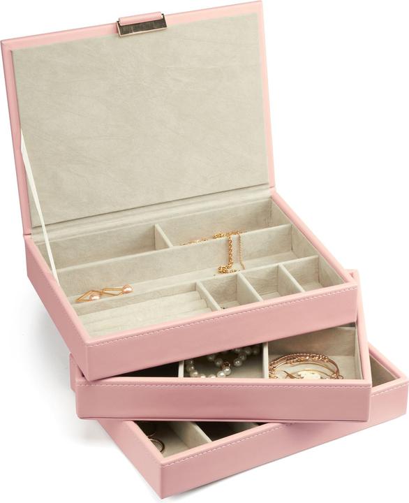 Actual product image Cimi Gillian Jones - Multilayer Jewellery Box - Cream - Pink